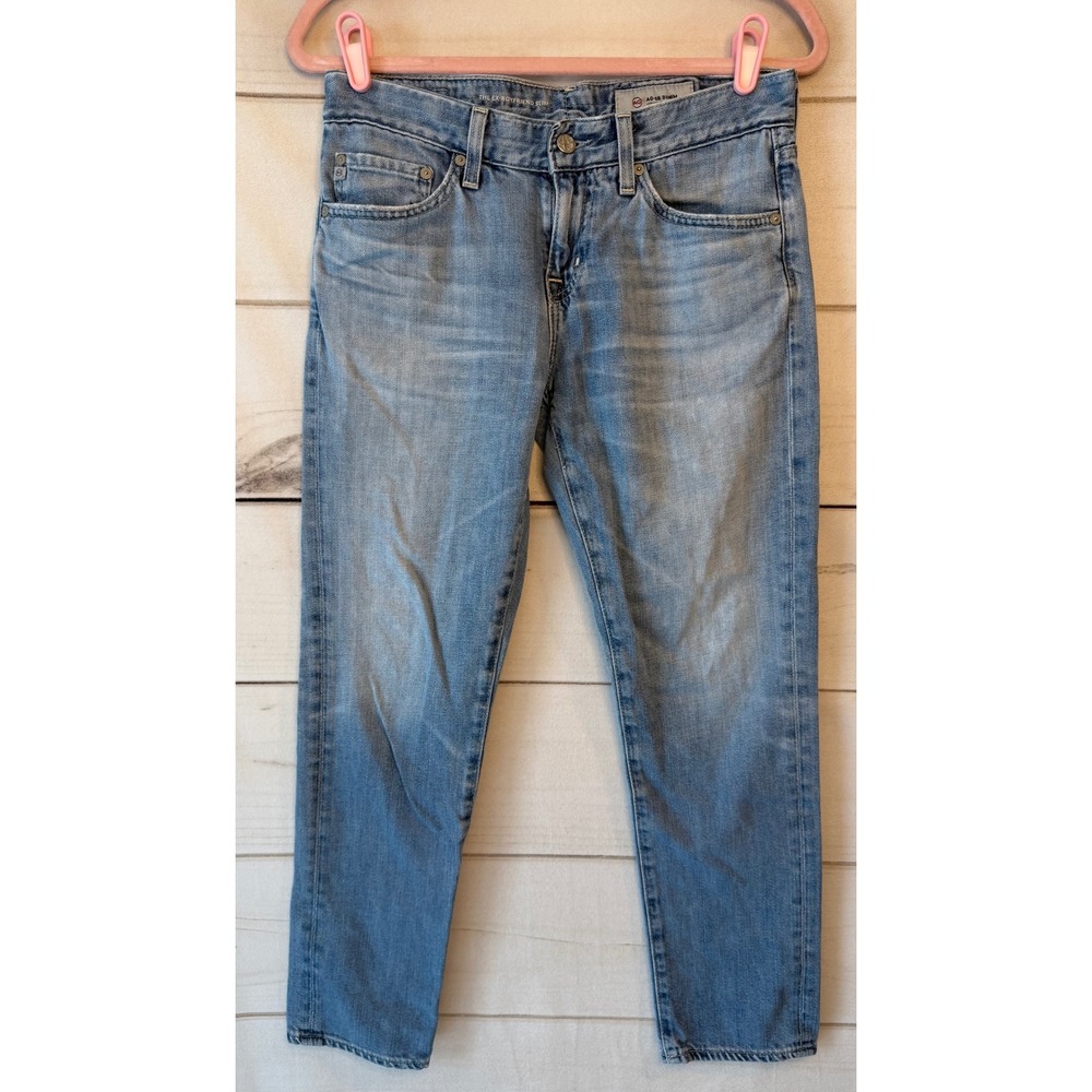 AG Adriano Goldschmied The Ex-Boyfriend Slim Jeans Light Wash Blue 25R